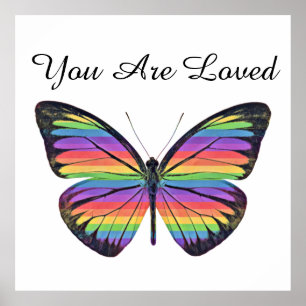 Butterfly You Are Loved Poster