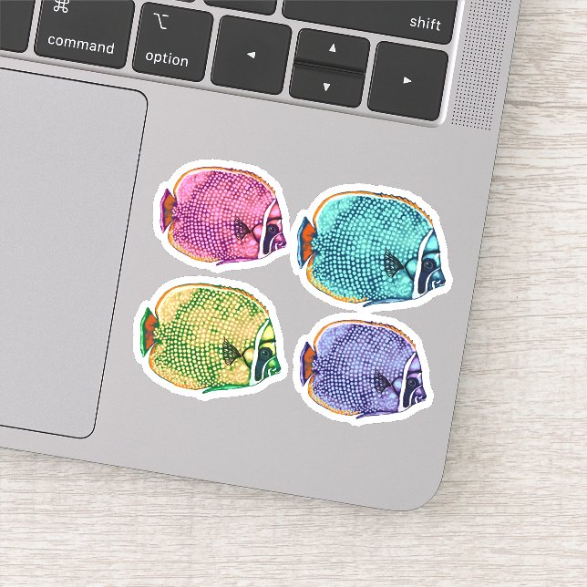 Butterflyfish, coral reef fish underwater nautical (Detail)