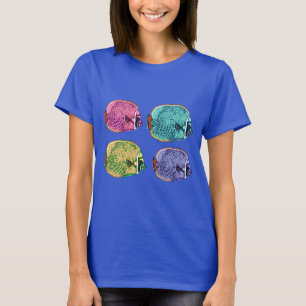 Butterflyfish, Coral Reef Fish Underwater Nautical T-Shirt