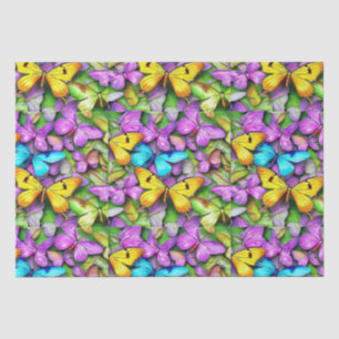 Butterfly's Colorful Tissue Paper