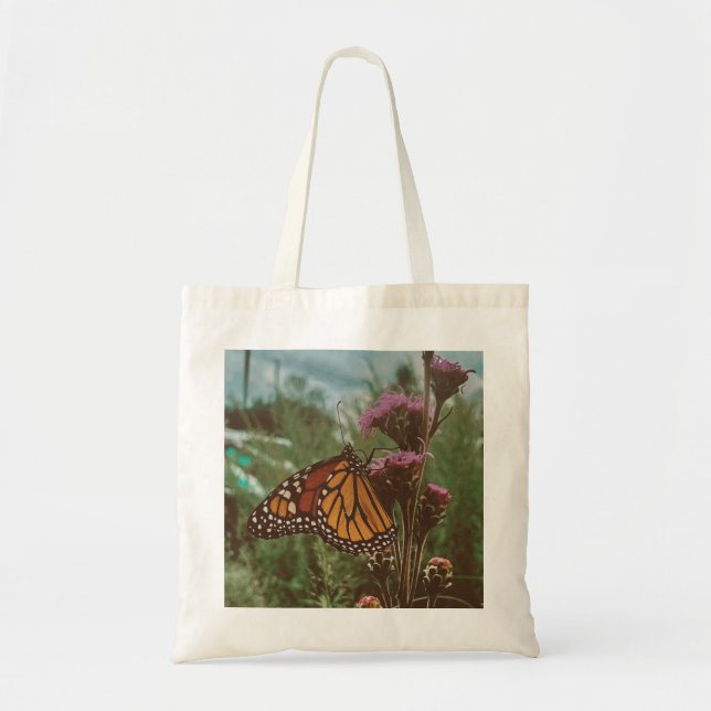 butterflys orange  tote bag (Front)
