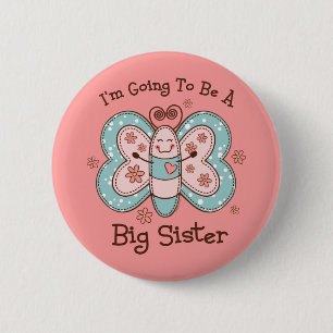 Butterly Future Big Sis 6 Cm Round Badge