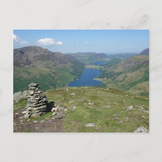 Buttermere and Crummock Water Postcard (Front)