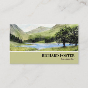 Buttermere Lake District England Landscape Business Card