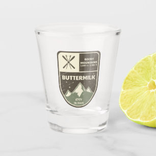 Buttermilk Aspen Rocky Mountains Colorado Shot Glass