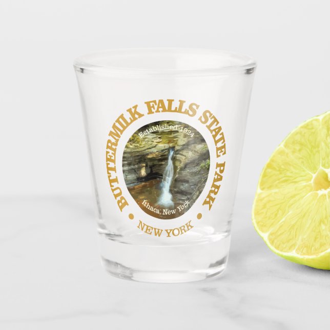 Buttermilk Falls SP Shot Glass (Front)