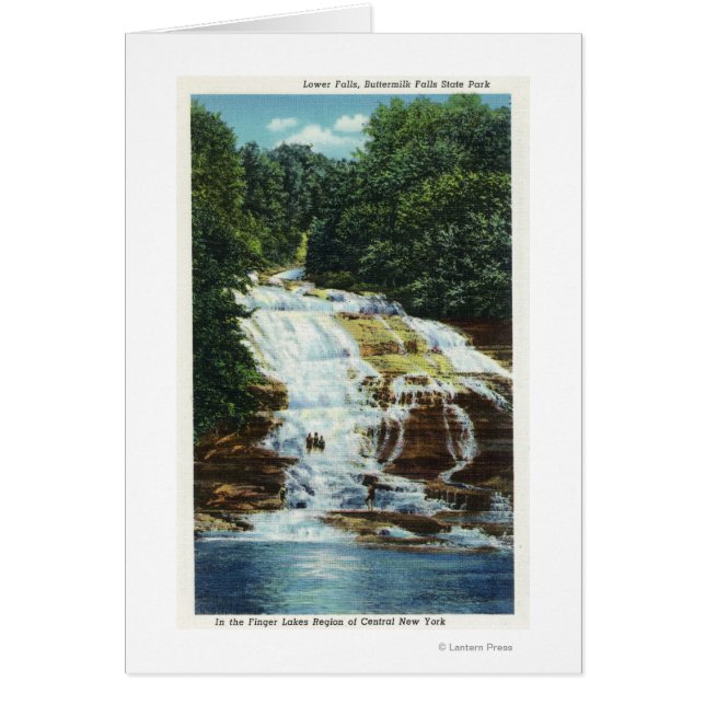 Buttermilk Farms State Park Lower Falls View (Front)