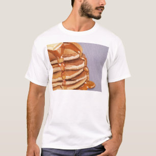 Buttermilk Pancakes Shortstack Breakfast Painting T-Shirt