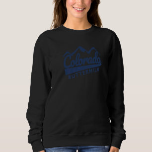 Buttermilk Retro Navy Blue Throwback Original Butt Sweatshirt