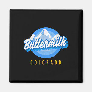 Buttermilk Snowboarding Co Ski Colorado Mountain S Magnet