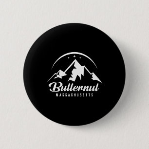 Butternut Machusetts Ski Resort Skiing Snowboardin 6 Cm Round Badge