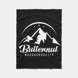 Butternut Machusetts Ski Resort Skiing Snowboardin Fleece Blanket