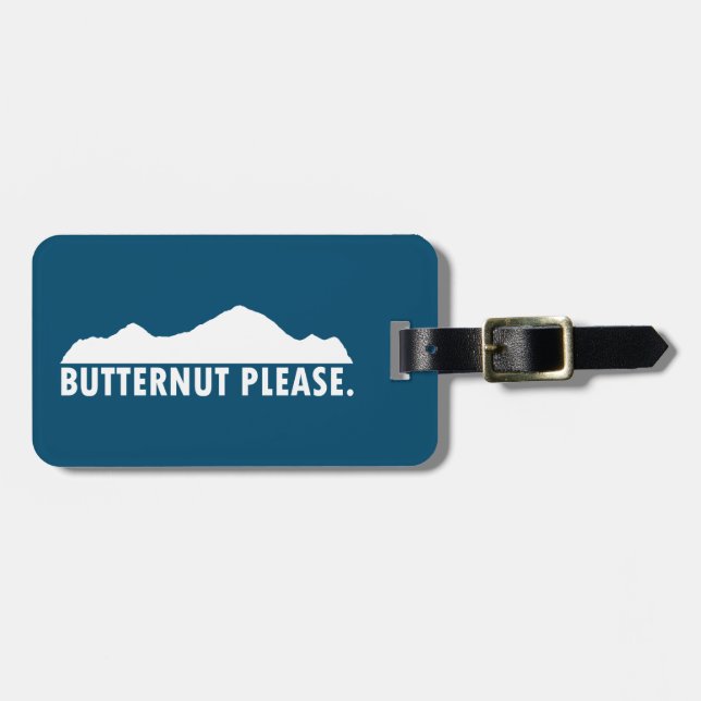 Butternut Please Luggage Tag (Front Horizontal)
