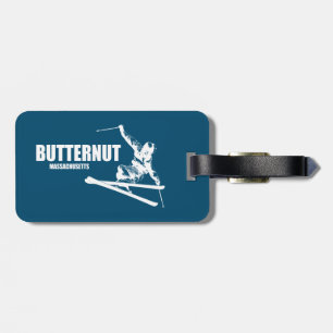 Butternut Ski Resort Skier Luggage Tag
