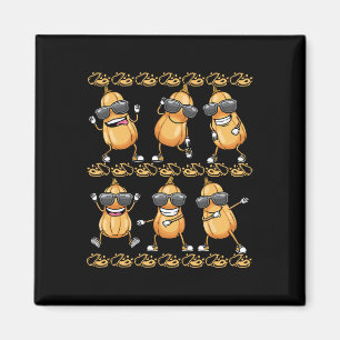 Butternut Squash Dancing Vegan Vegetable Magnet