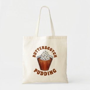 Butterscotch Pudding Whipped Cream Southern Food Tote Bag