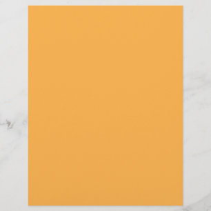 Butterscotch (solid colour)  custom letterhead