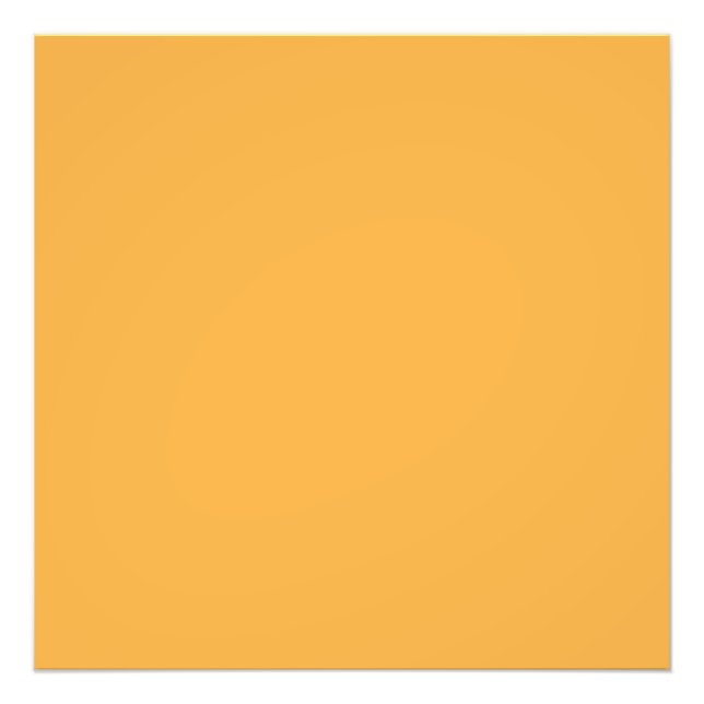 Butterscotch (solid colour)  photo print (Front)