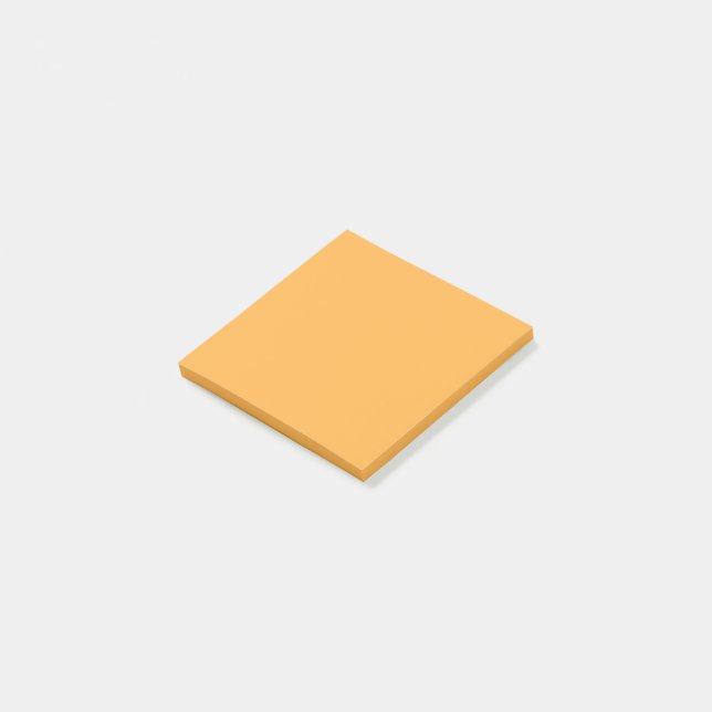 Butterscotch (solid colour)  post-it notes (Angled)