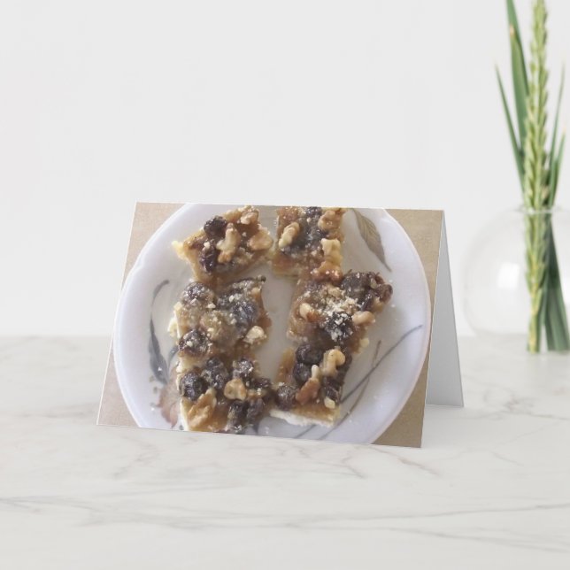 Buttertart Recipe Card (Front)