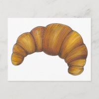 Buttery Flaky Hot Croissant Pastry French Food