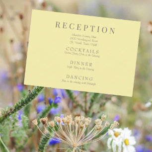 Buttery Yellow Elegant Wedding Reception Enclosure