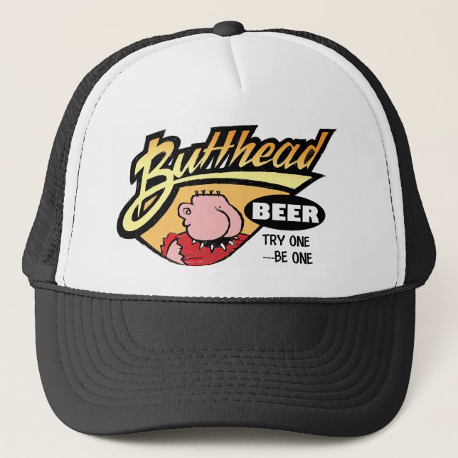 ButtHead Beer Colour Hat (Front)