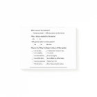 Butthurt Report Form Post-it® Notes, 4" x 6"