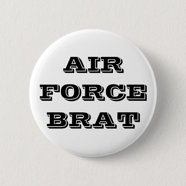 Button Air Force Brat (Front)