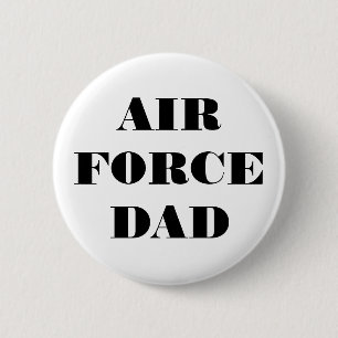 Button Air Force Dad