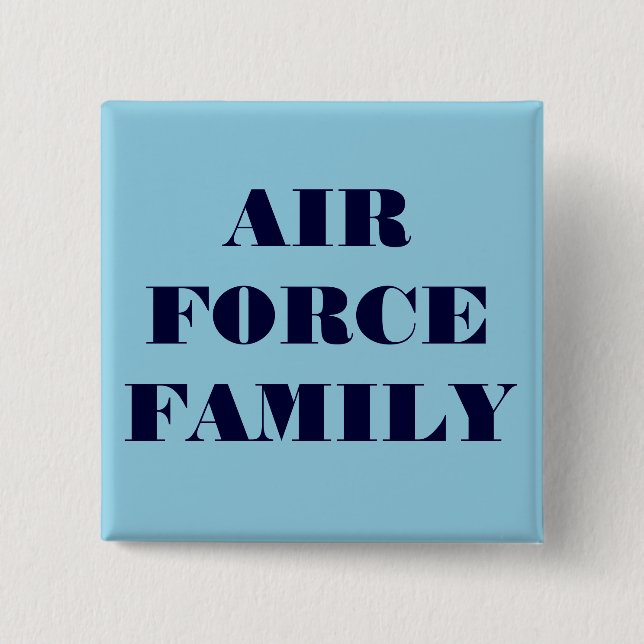 Button Air Force Family (Front)