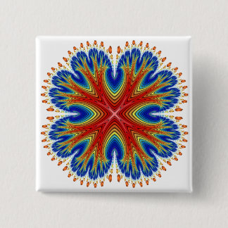 Button: Antarian Moon Blossom 15 Cm Square Badge