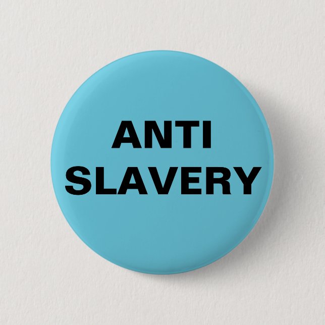 Button Anti Savery Turuoise Blue (Front)