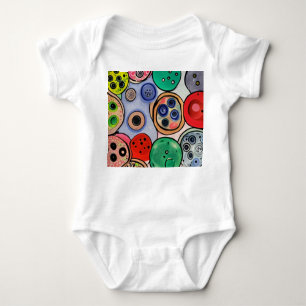 Button Art Baby Bodysuit
