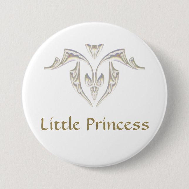 Button Badge - Little Princess (Front)
