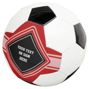 Button / Banner - trans. white VIII + your ideas Soccer Ball