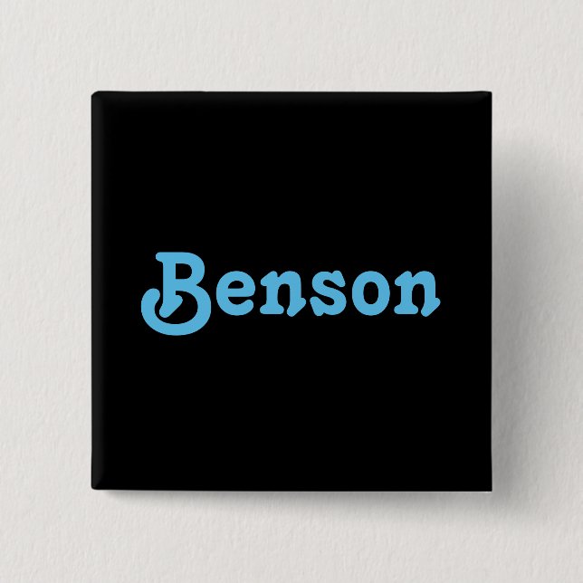 Button Benson (Front)