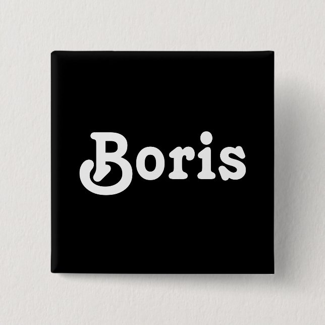 Button Boris (Front)