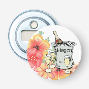 Button Bottle Opener Champagne