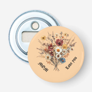 Button Bottle Opener for Mum
