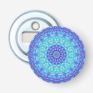 Button Bottle Opener Tribal Mandala G389
