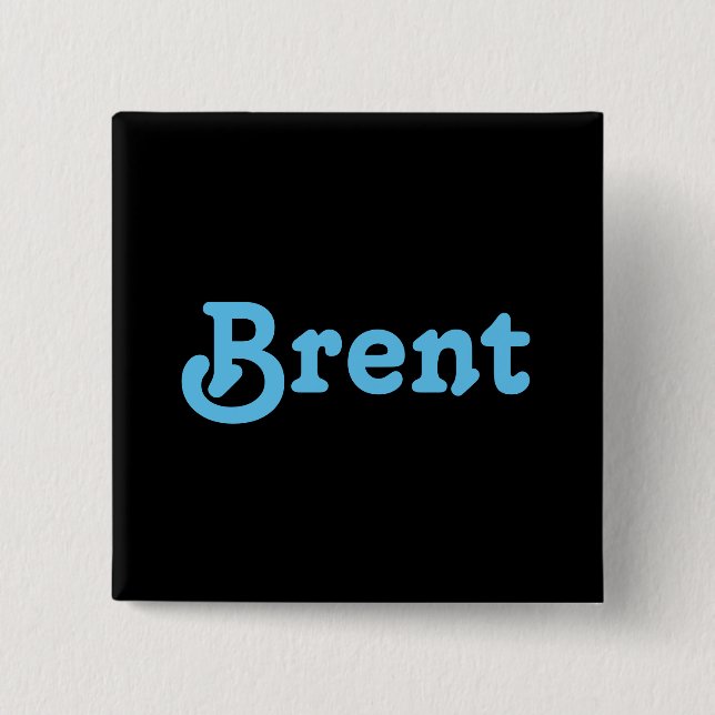 Button Brent (Front)