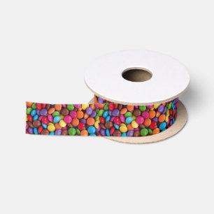 Button Candy ribbon Satin Ribbon