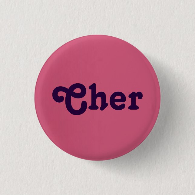 Button Cher (Front)