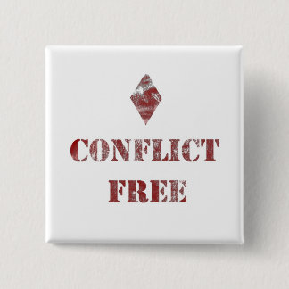 Button_conflict_free_diamonds 15 Cm Square Badge