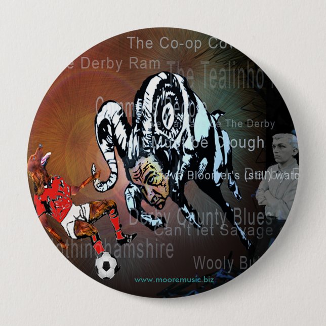 Button "Derby Fan Fayre" (Front)