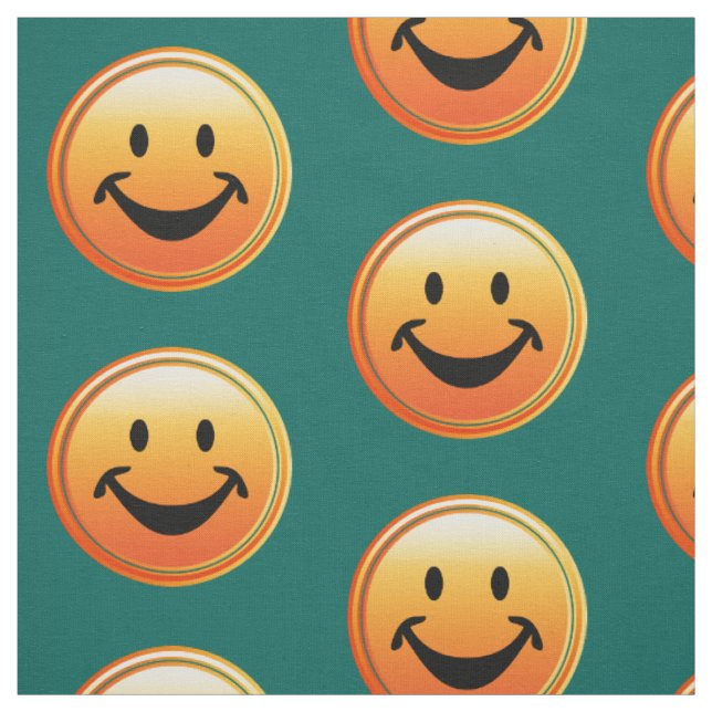 Button Dots - orange your backg. & idea Fabric (Swatch)