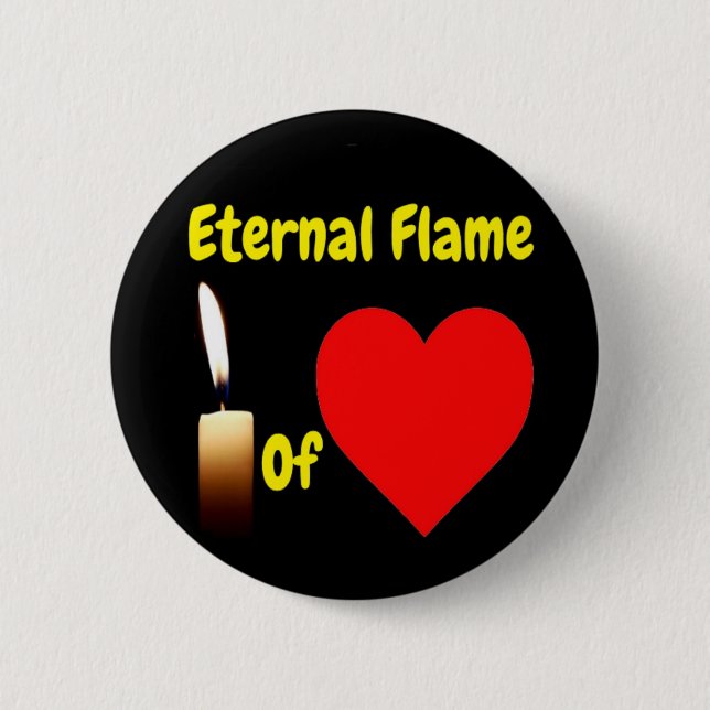 Button Eternal Flame Of Love (Front)