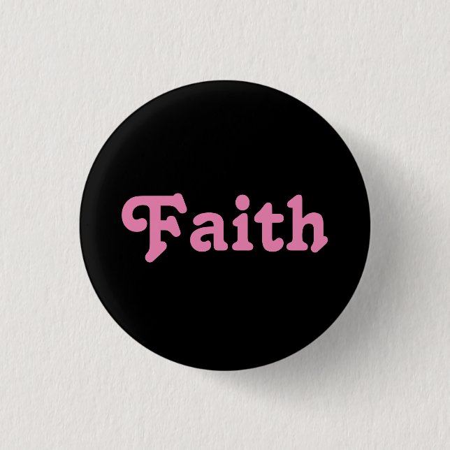 Button Faith (Front)