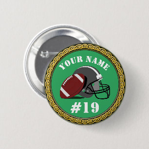 Button Football - Add Name & Number